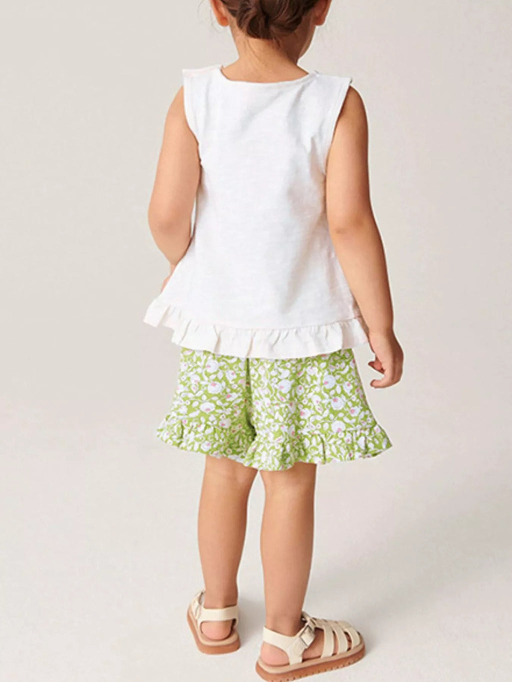 Children's Ruffle Trim Tank and Short Set - Little Janey Shop