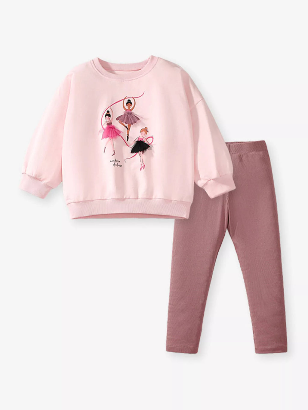 Children's Ballerina Sweatshirt & Leggings Set - Little Janey Shop