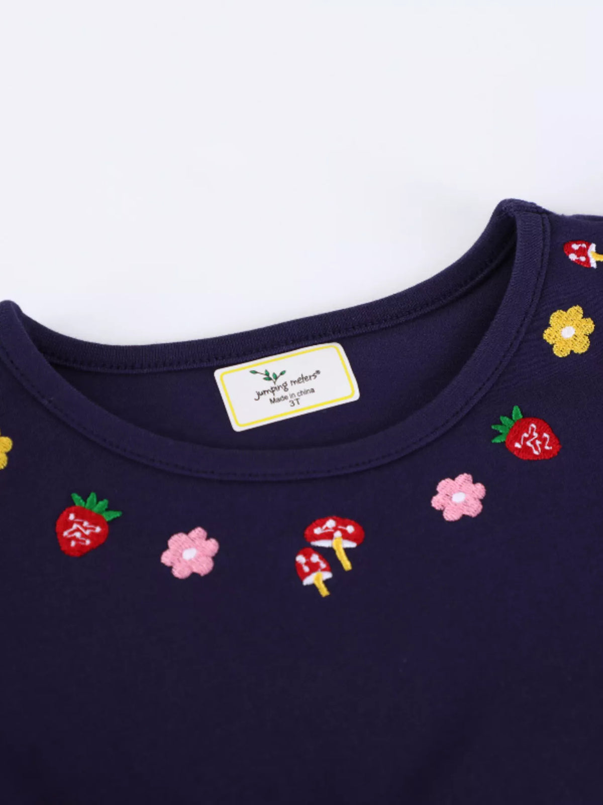 Children's Embroidered Long Sleeve Casual Dress - Little Janey Shop