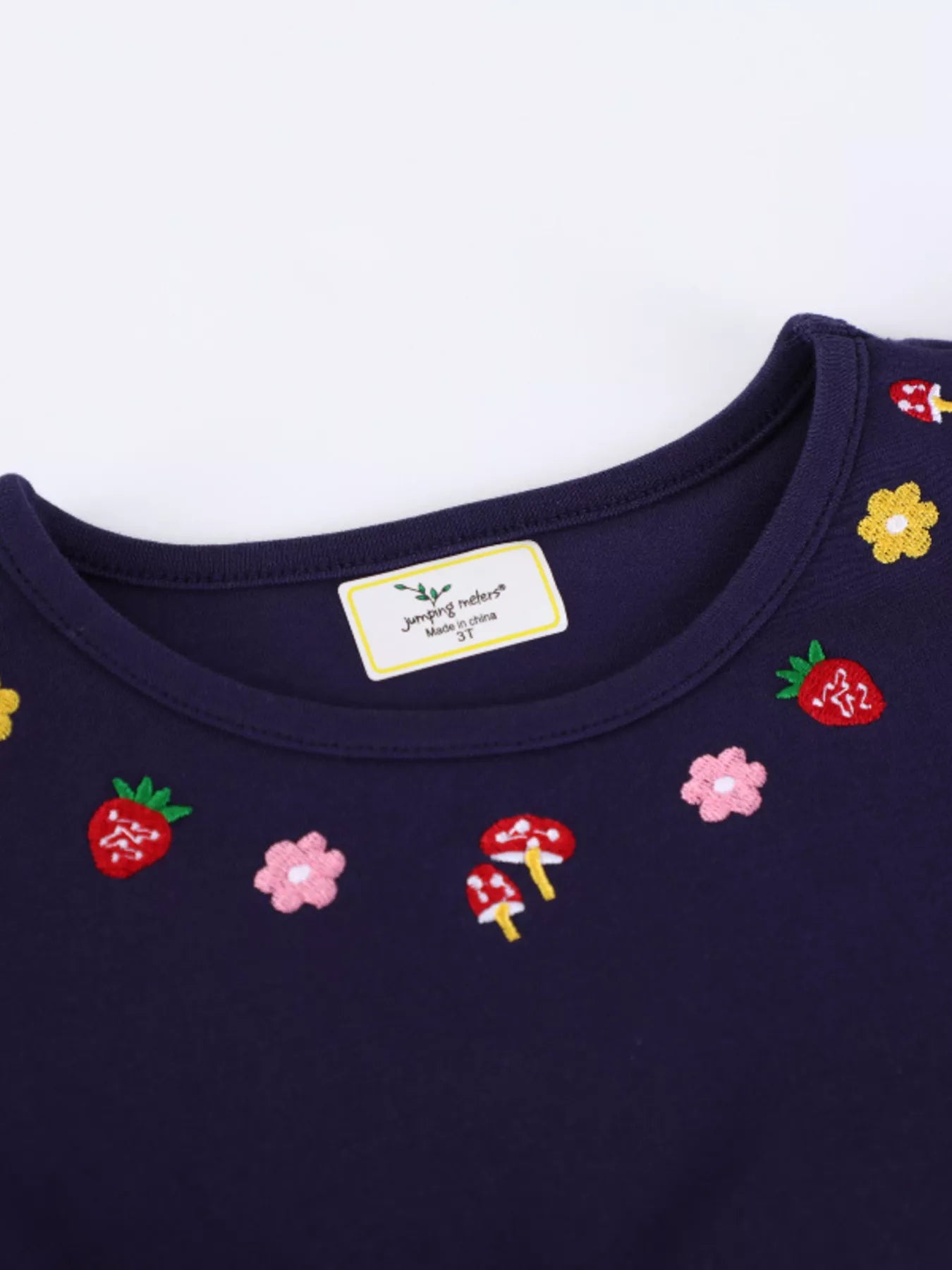 Children's Embroidered Long Sleeve Casual Dress - Little Janey Shop