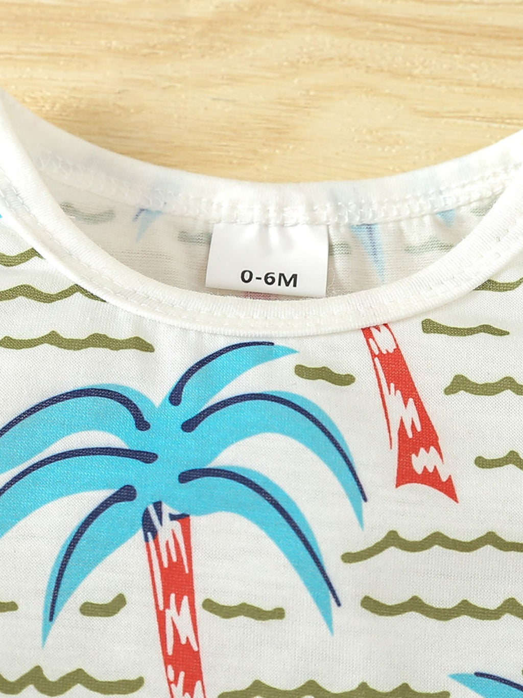 Children's Tropical Palm Print Tank Top & Shorts Set - Little Janey Shop