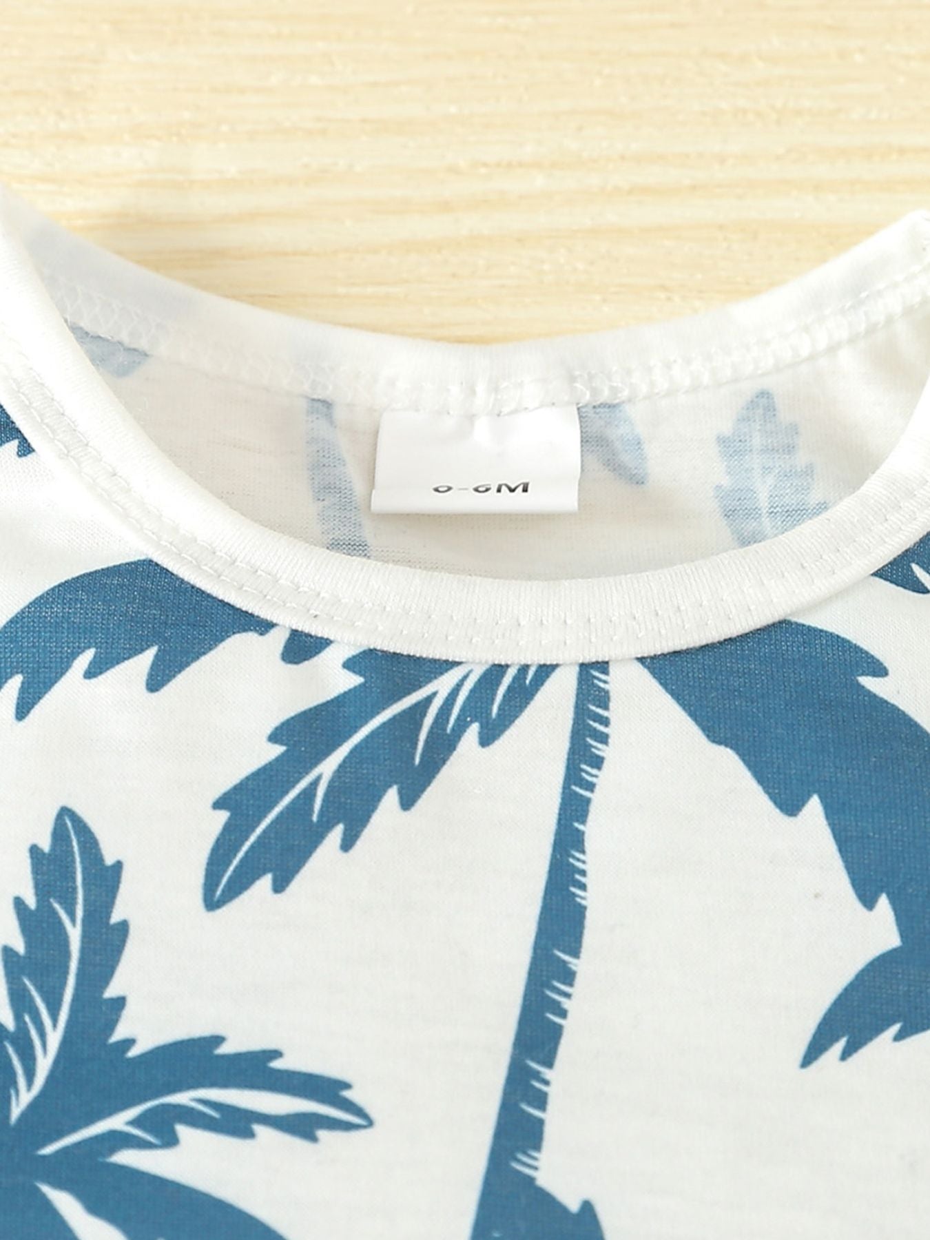 Children's Tropical Palm Print Tank Top & Shorts Set - Little Janey Shop
