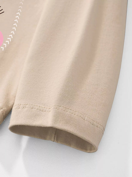 Children's Bear Graphic Long Sleeve T-Shirt - Little Janey Shop