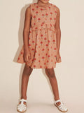 Children's Floral Print Sleeveless Ruffle Dress - Little Janey Shop