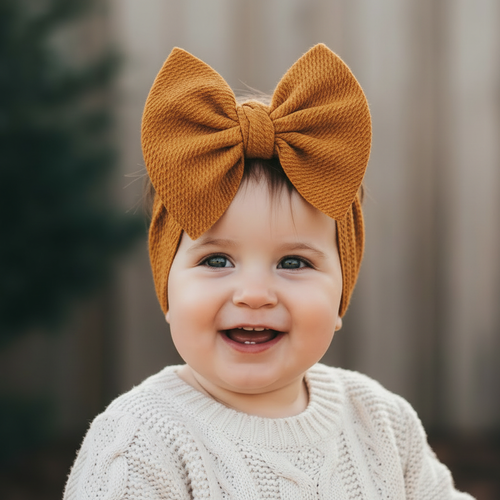 Editorial Mustard Bow Collection Image