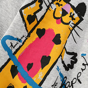 Children's Cartoon Cat Crew Neck Sweatshirt - Little Janey Shop