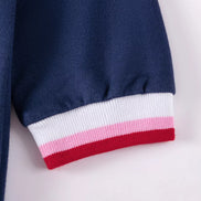 Children's Cherry Appliqued Long Sleeve Dress - Little Janey Shop