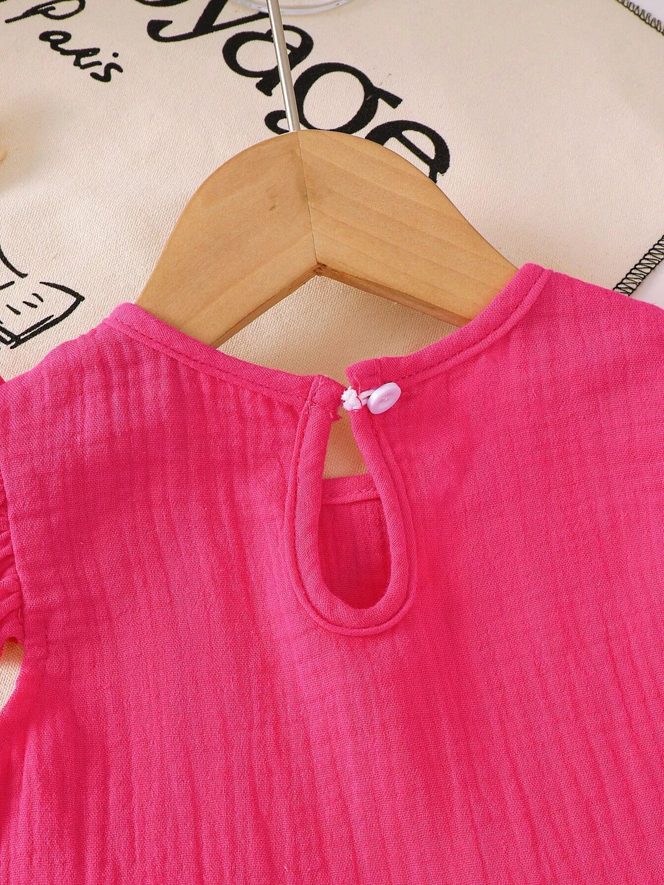 Children's Ruffle Trim Bowknot Top & Shorts Set - Little Janey Shop