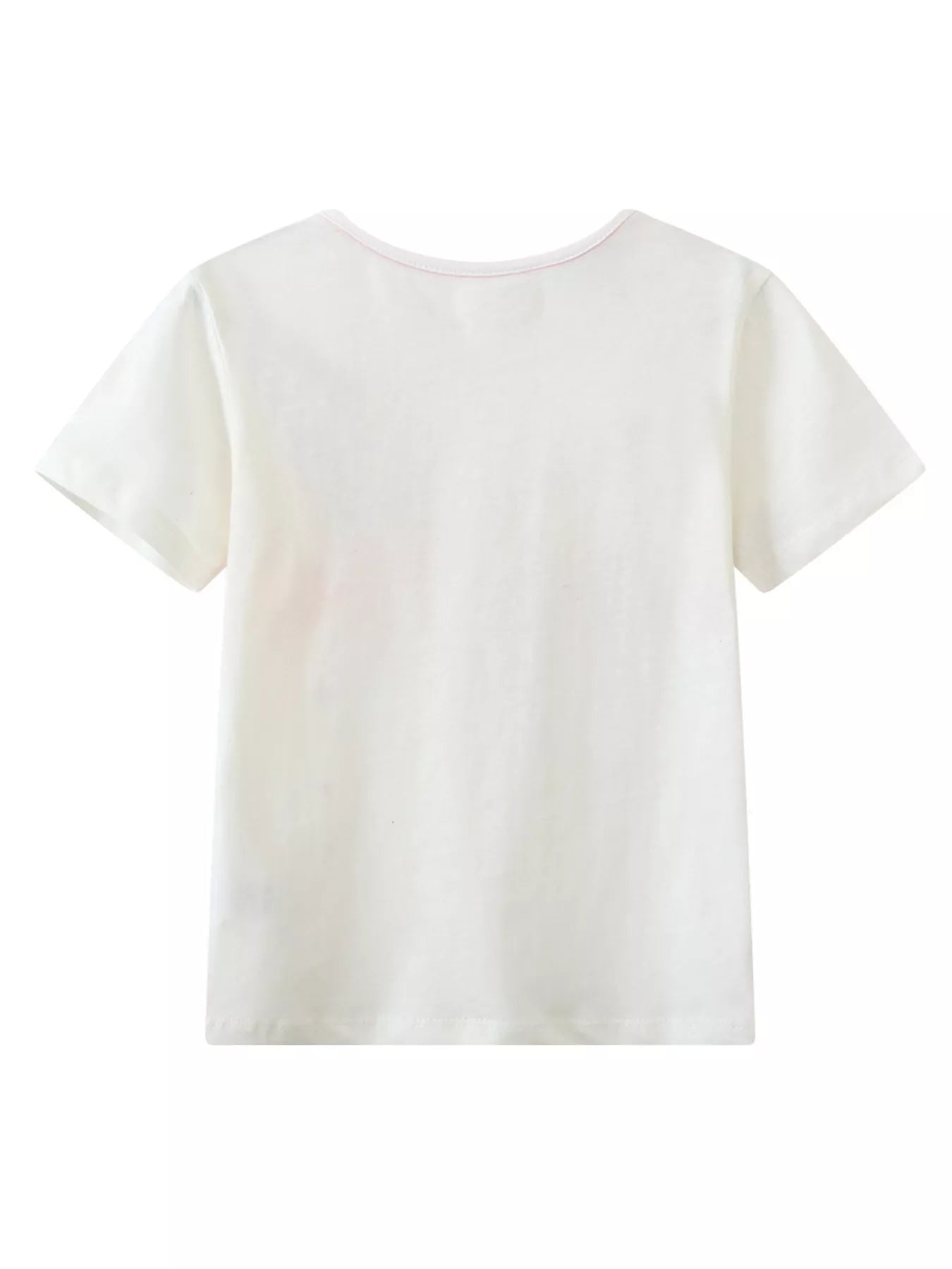 Children's Casual Flamingo Round Neck T-Shirt - Little Janey Shop