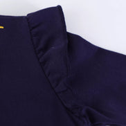 Children's Embroidered Long Sleeve Casual Dress - Little Janey Shop