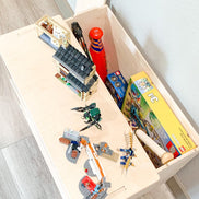 BEAU- Toy Shelf + Hidden Storage 31