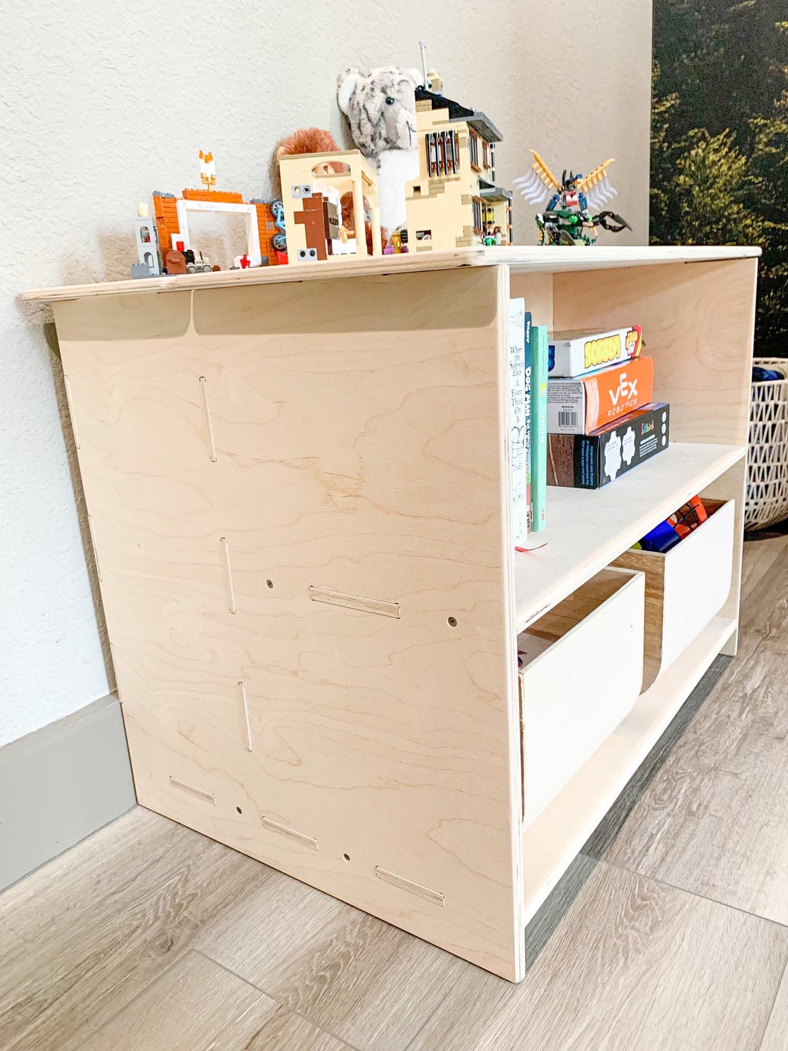 BEAU- Toy Shelf + Hidden Storage 31