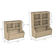 SHELBY- Toy Shelf + Storage Bin