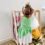 TATI Montessori Wooden Clothing Rack — Kids Dress-Up & Capsule Wardrobe Stand | Little Janey