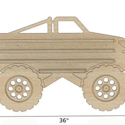 BIG DAWG- Monster Truck Toy Storage
