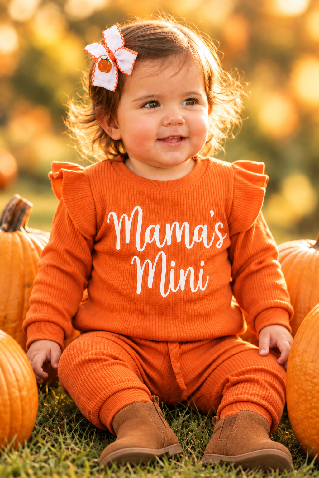 Mama's Mini with Pumpkin Bow