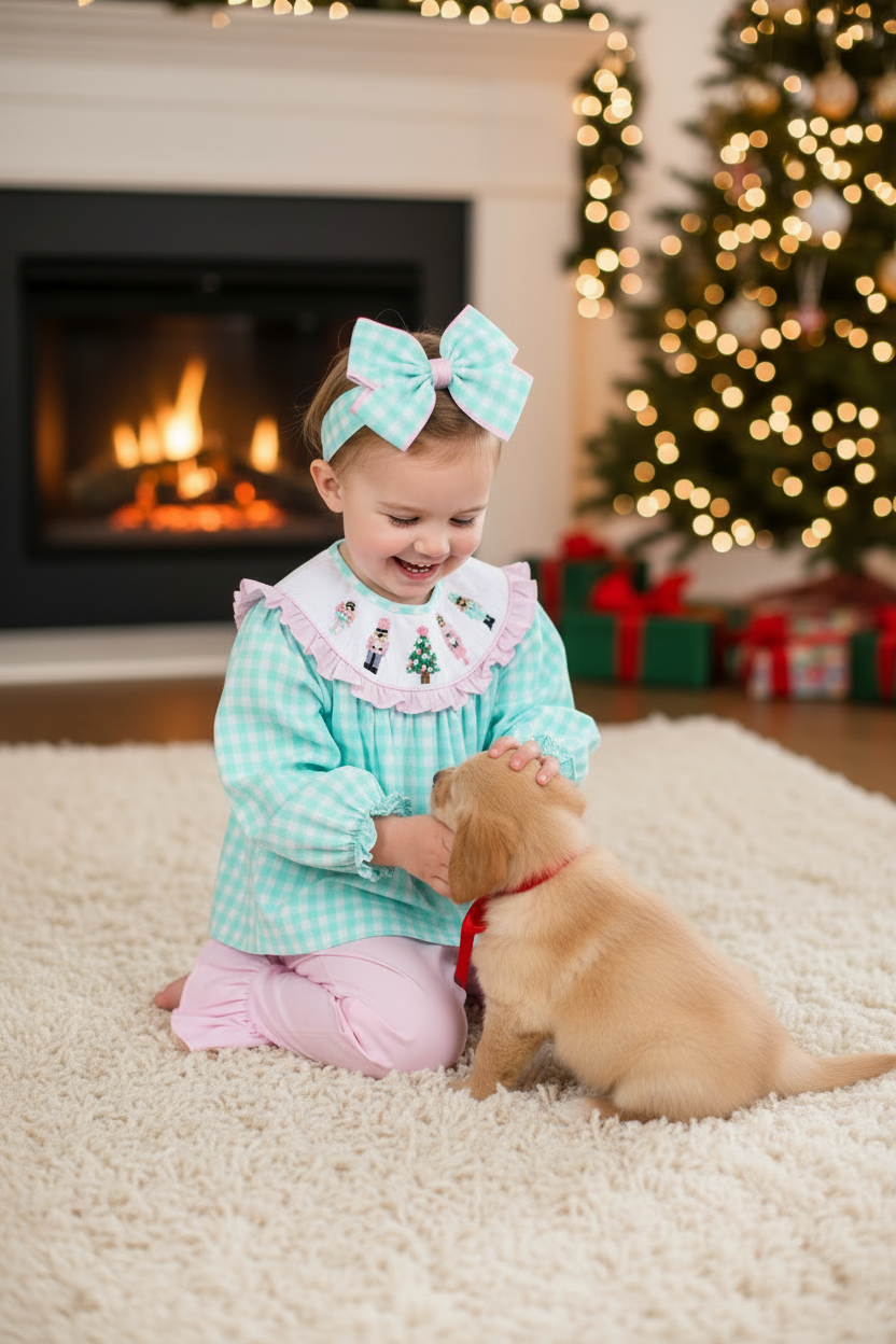Mint Nutcracker Set – 7Y Barefoot Puppy Christmas