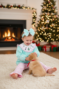 Mint Nutcracker Set – Toddler Barefoot Puppy Christmas