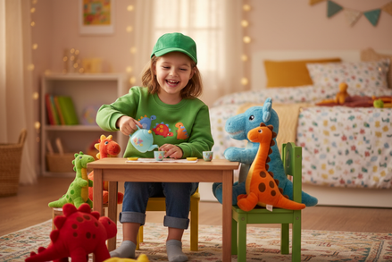 Tomboy Tea Party Dino Lifestyle